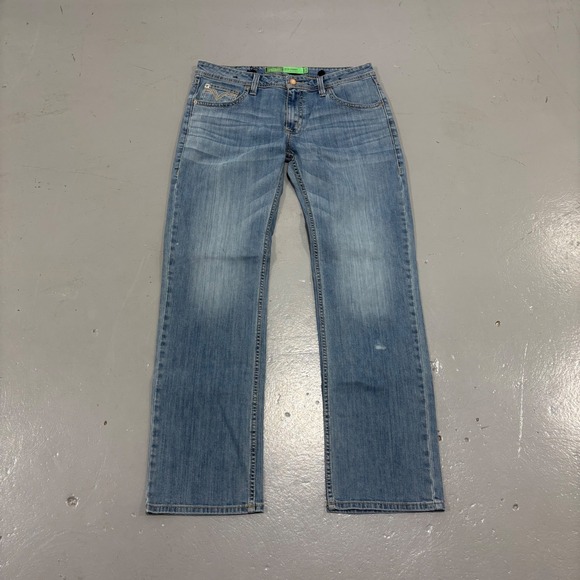 Rock and Roll Denim Other - Rock and Roll Denim Pistol Straight Jeans Mens 36x36 Medium Wash Blue
